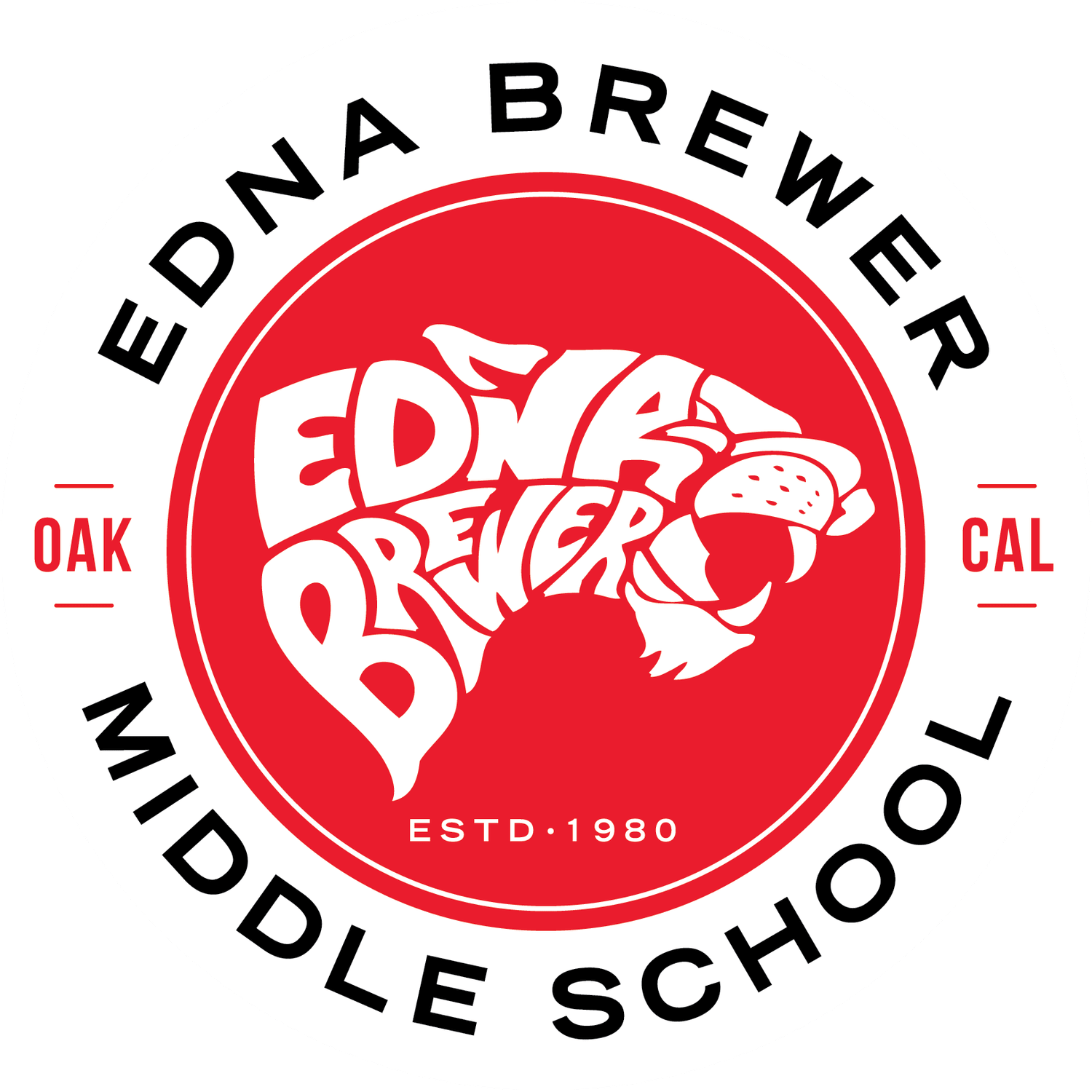 Edna Brewer Middle School logo